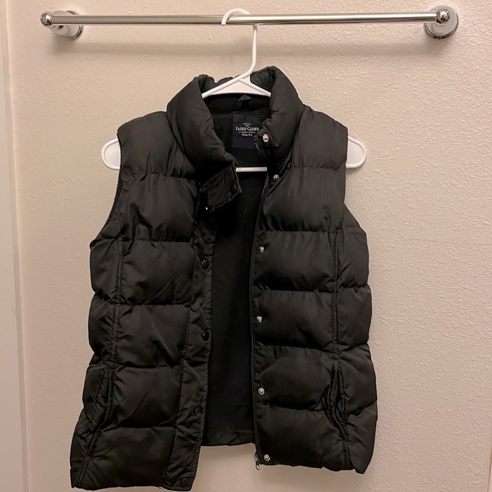 Black Puffer Vest
